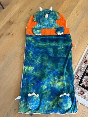 Triceratops Dinosaur Sleeping Slumber Bag HugFun Animal Kids